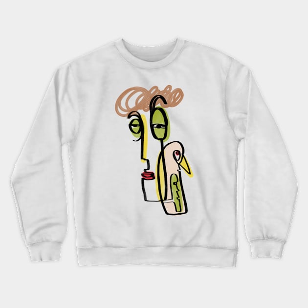 Curious Crewneck Sweatshirt by ruthhannah